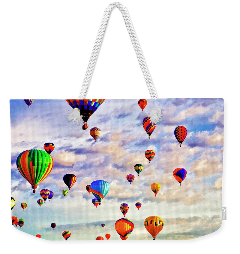 Hot Weekender Tote Bag featuring the digital art A Great Day To Fly by Gary Baird