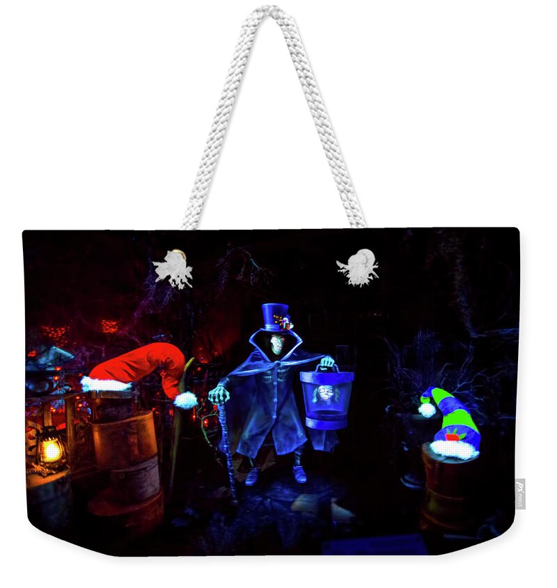 Magic Kingdom Weekender Tote Bag featuring the photograph A Haunted Mansion Nightmare by Mark Andrew Thomas