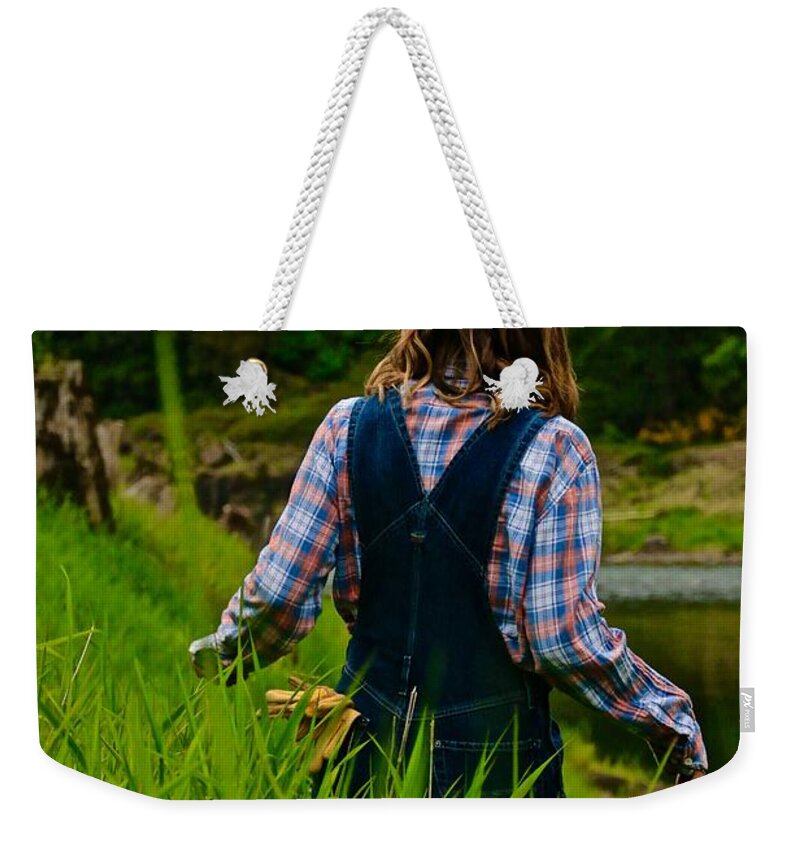 Woman Weekender Tote Bag featuring the photograph A Huck Finn Adventure by Laddie Halupa