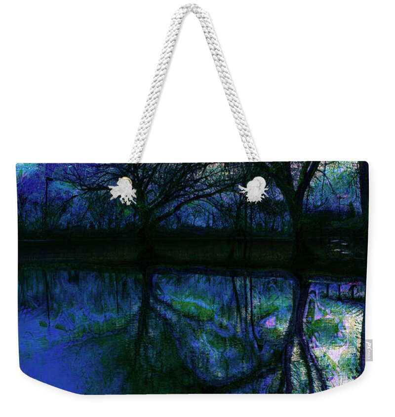 Landscape Weekender Tote Bag featuring the photograph A Monet Kinda Day by Julie Lueders 