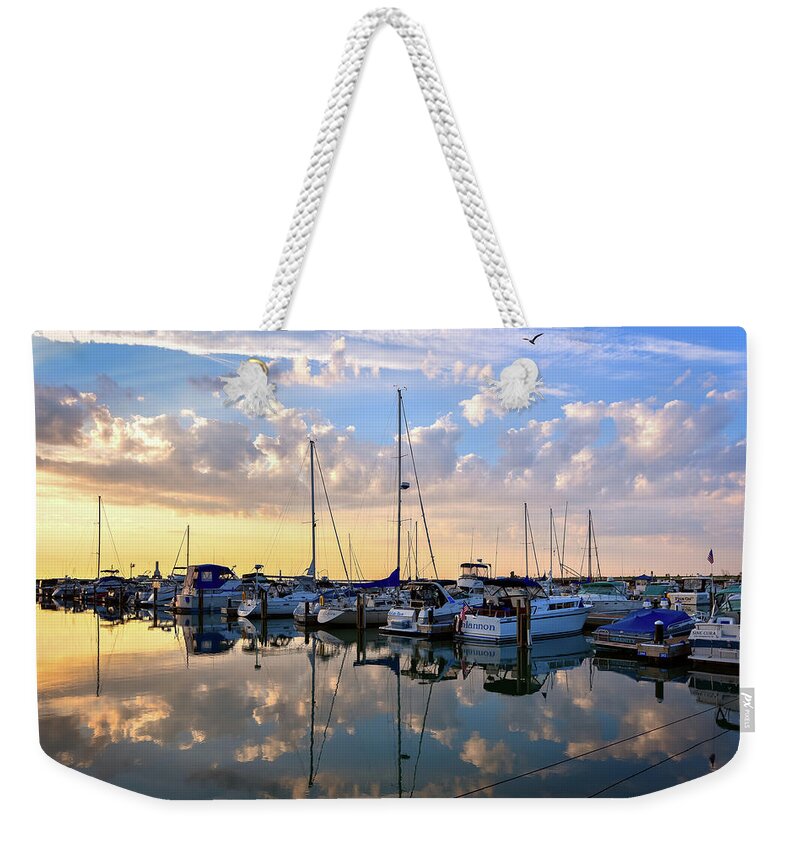 Sun Weekender Tote Bag featuring the photograph A Place to Reflect IV by James Meyer