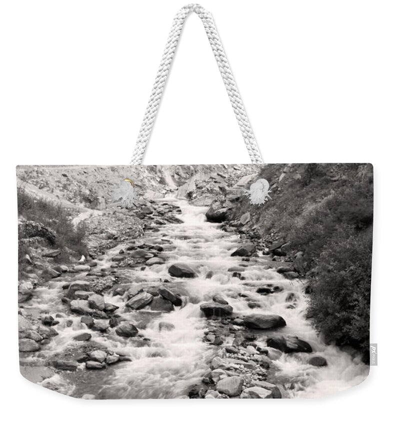 Nature Weekender Tote Bag featuring the photograph A quiet river by Sumit Mehndiratta