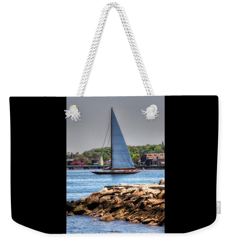Sailing Weekender Tote Bag featuring the photograph A Sailing Life by Tom Prendergast