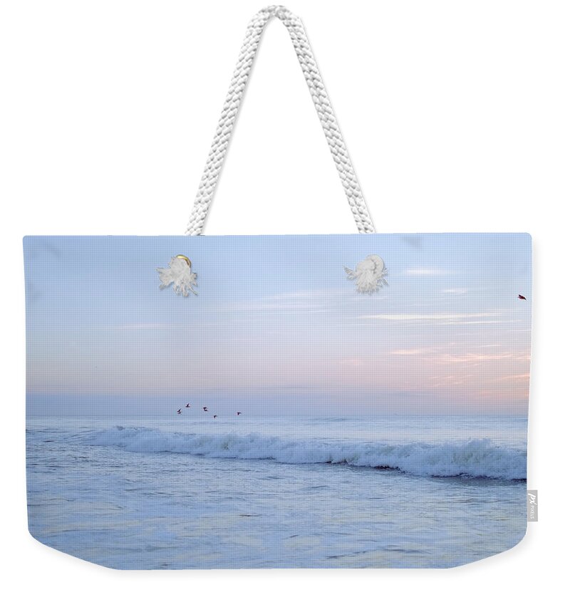 Ocean Weekender Tote Bag featuring the photograph A Seaside View by Rachel Morrison