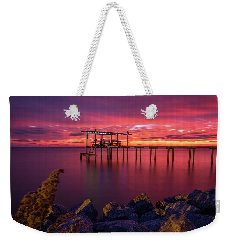 Bay Weekender Tote Bag featuring the photograph A Southern Kind of Christmas by Brad Boland