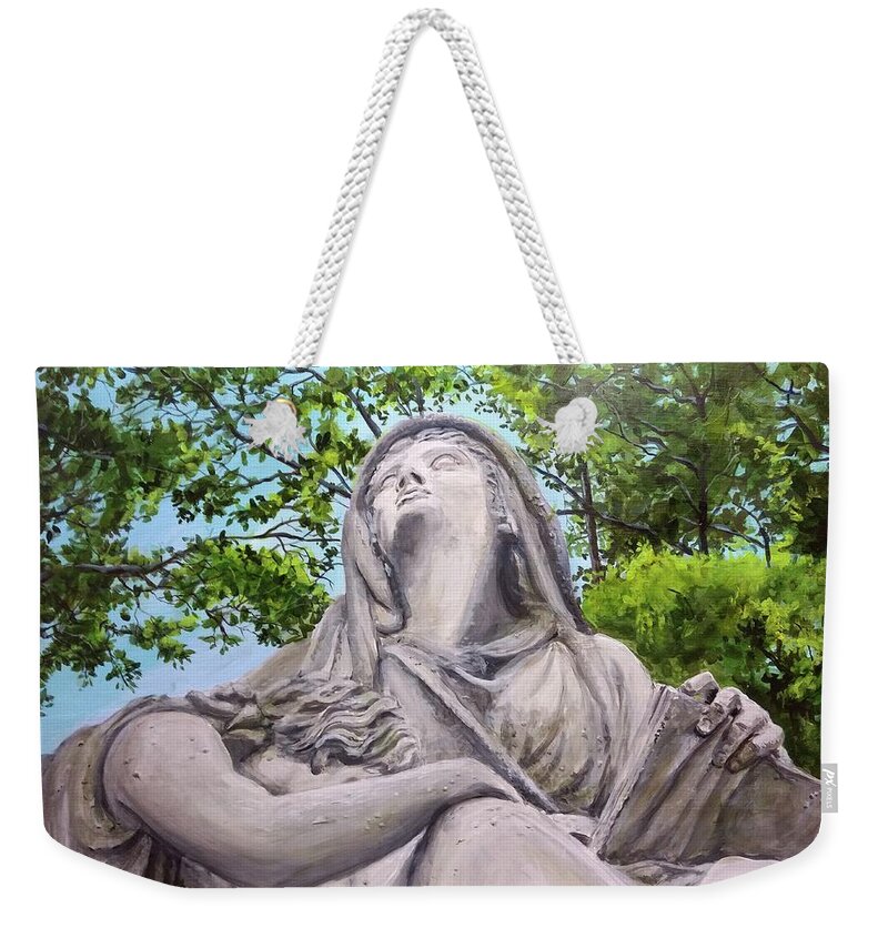 Realistic Weekender Tote Bag featuring the painting A Story Told by William Brody