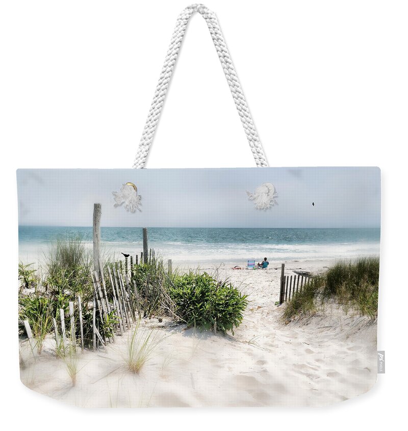 Ocean Weekender Tote Bag featuring the photograph A Summer Place by Diana Angstadt