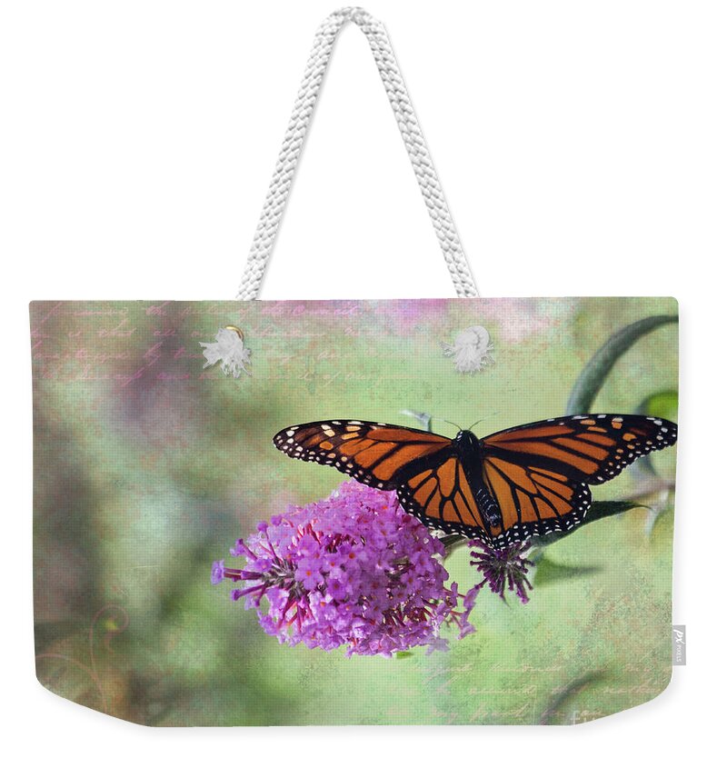 Photography Weekender Tote Bag featuring the photograph A Touch of Spring by Laurinda Bowling