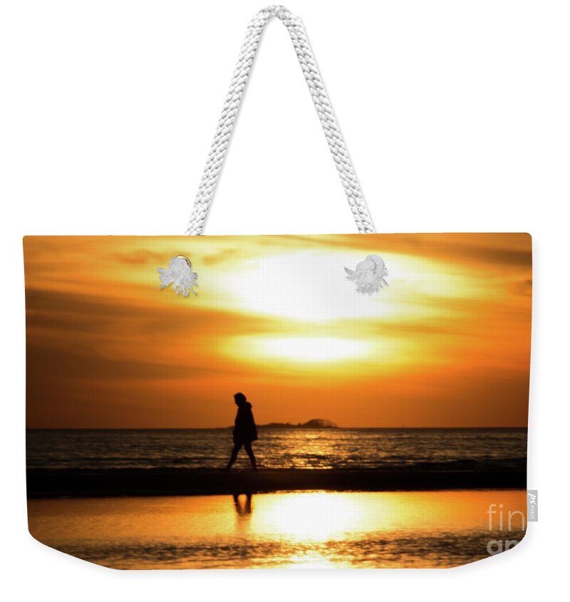 Sunset Weekender Tote Bag featuring the photograph A walk with nature by JCV Freelance Photography LLC