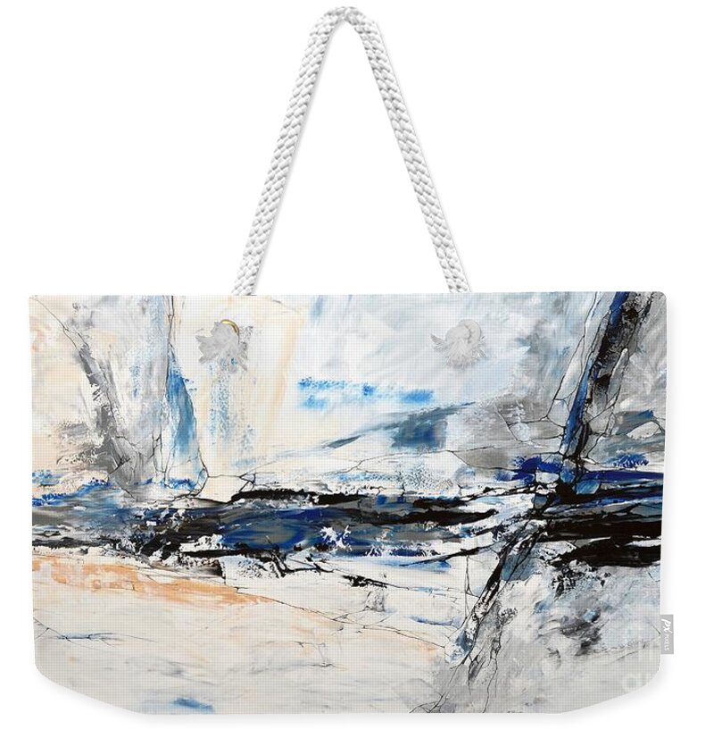Abstract Weekender Tote Bag featuring the painting Ab37 by Emerico Imre Toth