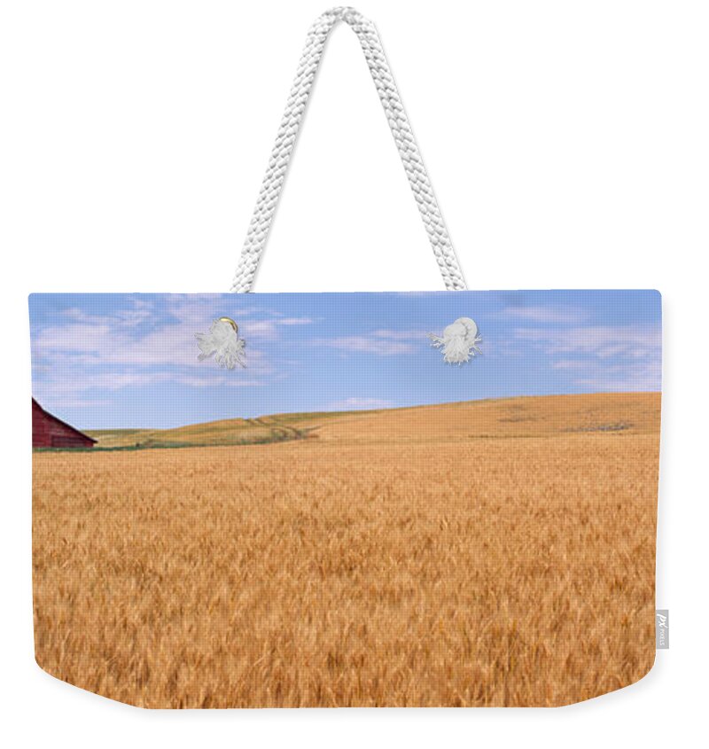 Photography Weekender Tote Bag featuring the photograph Abandoned Barn Nr Moscow Id Usa by Panoramic Images