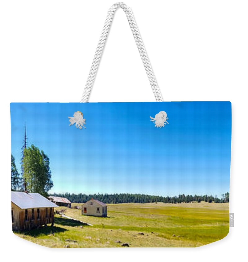 Arizona Weekender Tote Bag featuring the photograph Abandoned in Meadow by Richard Gehlbach