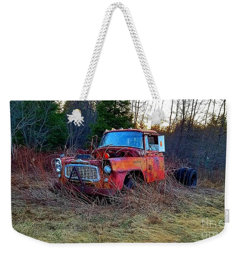 Sea Weekender Tote Bag featuring the photograph Abandoned by Michael Graham