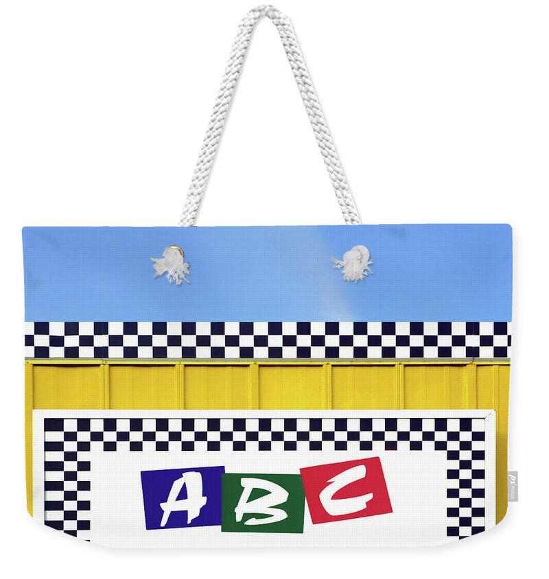 Signs Weekender Tote Bag featuring the photograph ABC by Nikolyn McDonald
