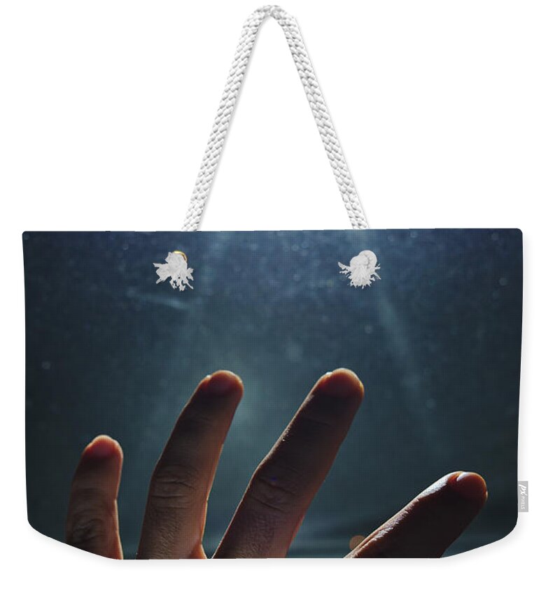 Ufo Weekender Tote Bag featuring the photograph Abducted by Angelo DeVal