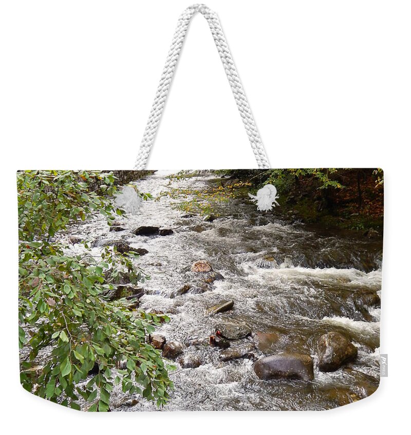 Photography Weekender Tote Bag featuring the photograph Abrams Creek In Tennessee by Phil Perkins