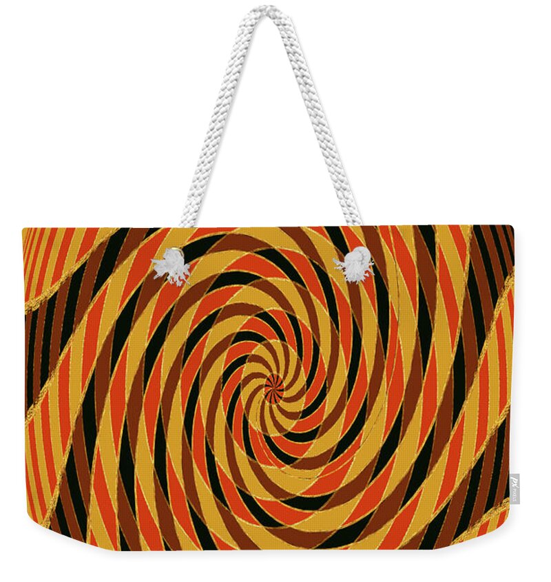 Abstract # 805 Weekender Tote Bag featuring the digital art Abstract # 805 by Tom Janca