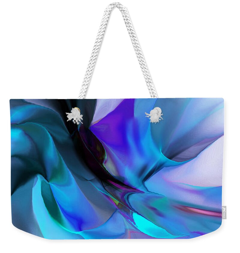 Fine Art Weekender Tote Bag featuring the digital art Abstract 012513 by David Lane