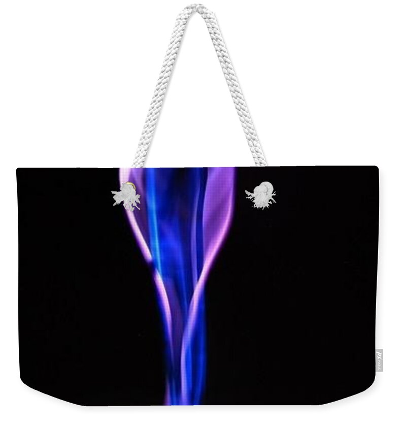 Colorful Weekender Tote Bag featuring the photograph Abstract 102 by Dawn Marshall
