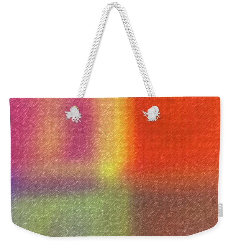 Abstract Weekender Tote Bag featuring the digital art Abstract 5791 by Steve DaPonte