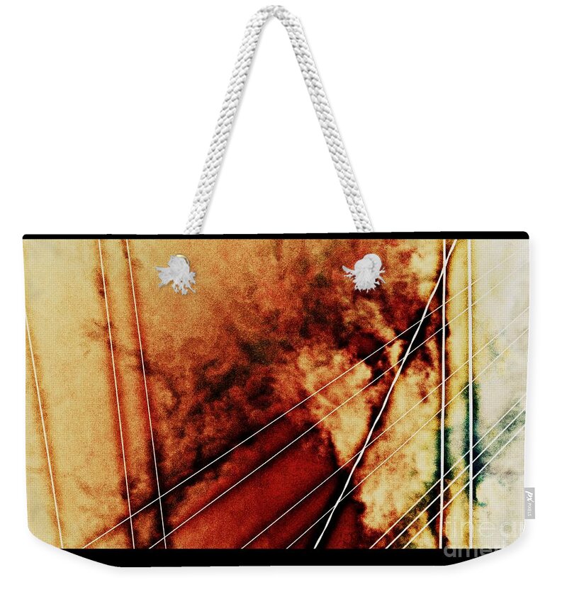 Abstract Weekender Tote Bag featuring the photograph Abstract by Diane montana Jansson