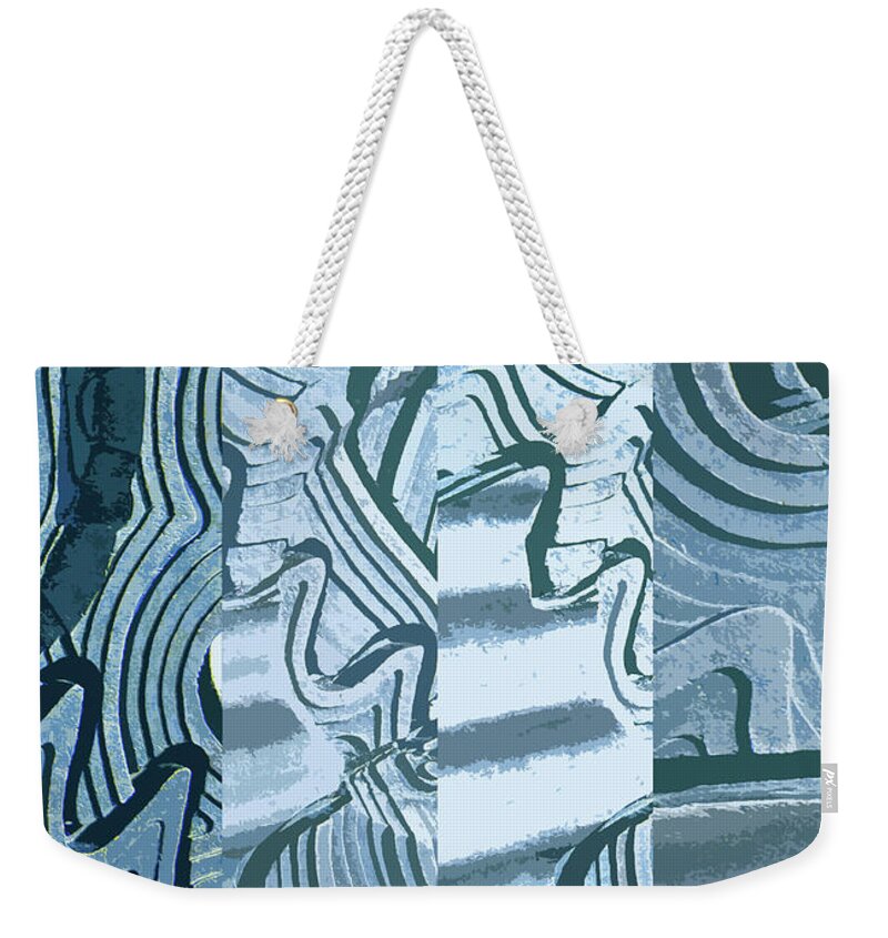 Abstract Weekender Tote Bag featuring the photograph Abstract No. 57-1 by Sandy Taylor