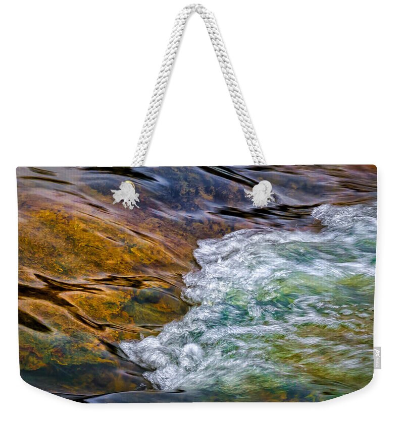 Wave Weekender Tote Bag featuring the photograph Abstract Wave by James Barber