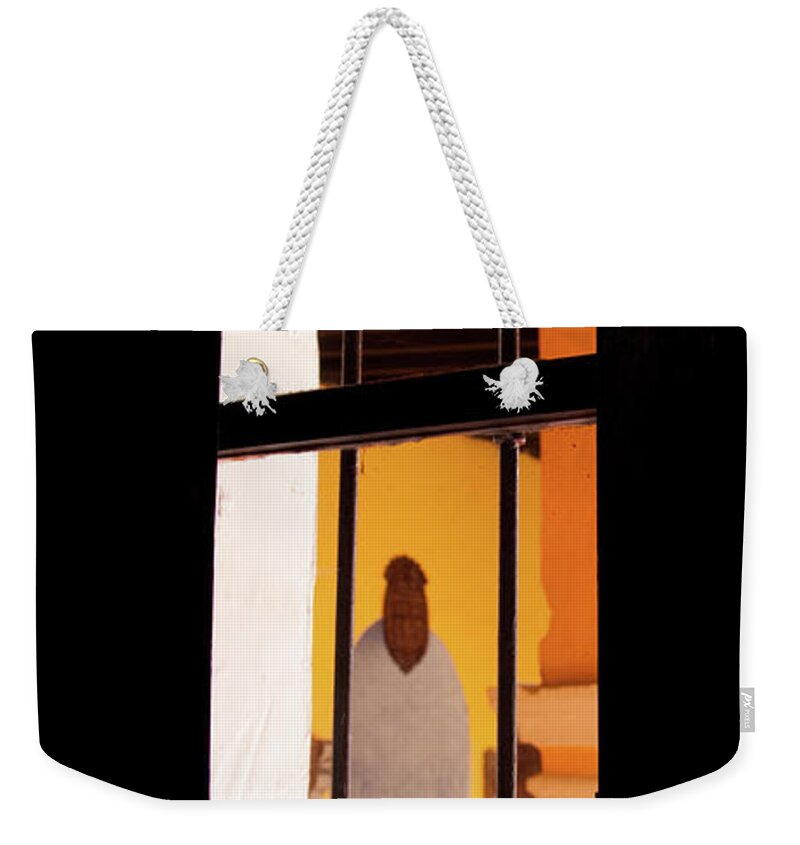 Antigua Weekender Tote Bag featuring the photograph Abstract Window by Tatiana Travelways