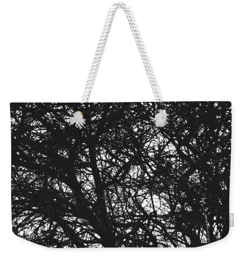 Abstract Weekender Tote Bag featuring the mixed media Abstract X by Chriss Pagani