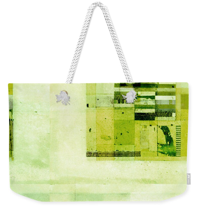 Abstract Weekender Tote Bag featuring the digital art Abstractitude - c4v by Variance Collections
