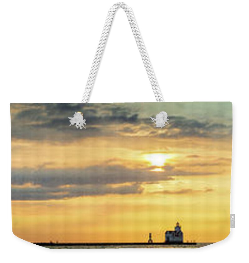 Lighthouse Weekender Tote Bag featuring the photograph Abundance of Atmosphere by Bill Pevlor
