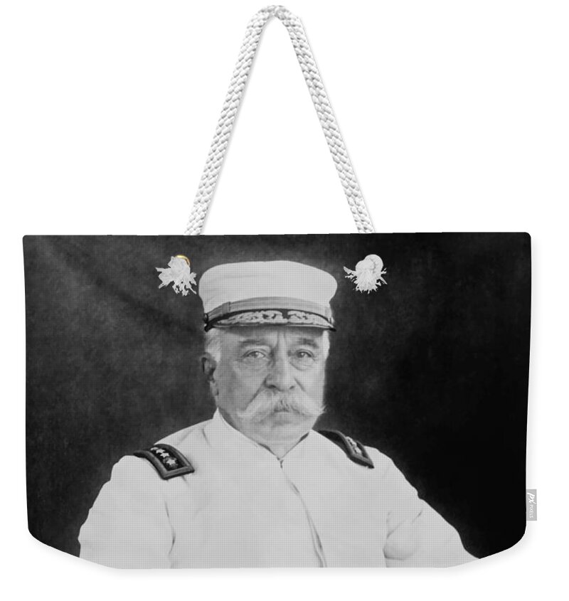 George Dewey Weekender Tote Bag featuring the photograph Admiral George Dewey by War Is Hell Store