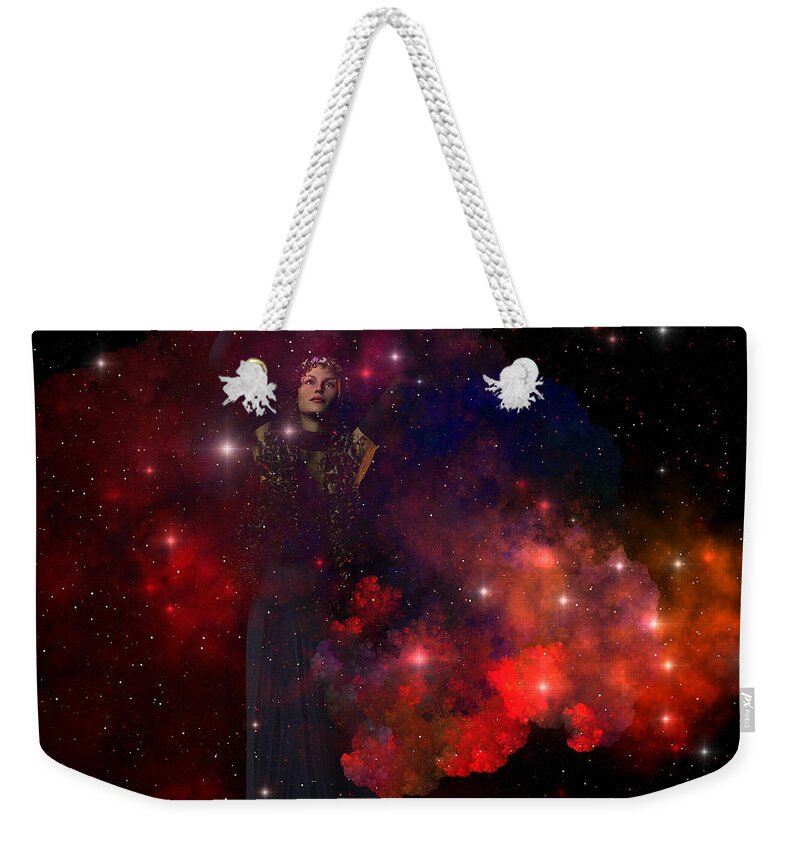 God Weekender Tote Bag featuring the painting Adora by Corey Ford