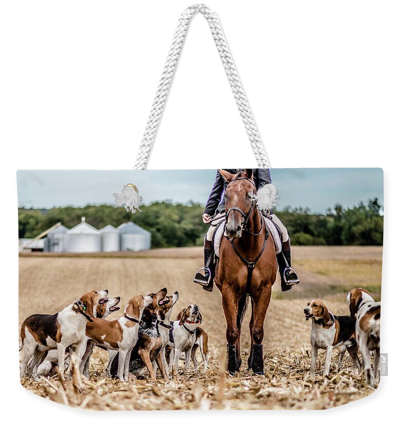 Hunt Weekender Tote Bag featuring the photograph Adoration 2 by Pamela Taylor