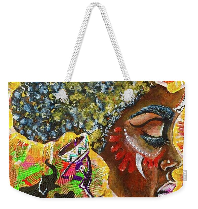 Africa Weekender Tote Bag featuring the photograph Africa by Artist RiA