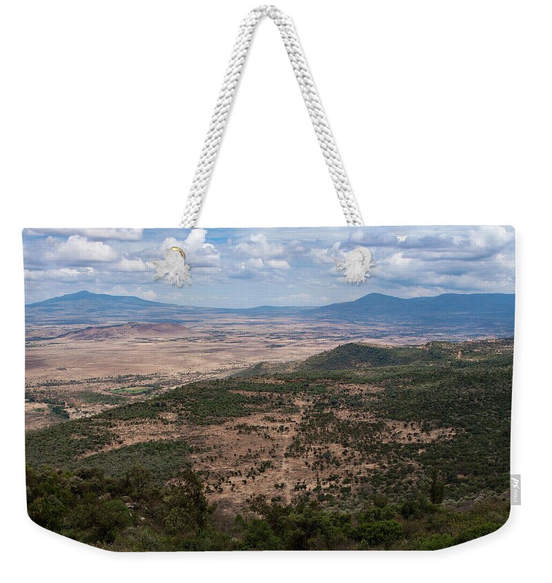 Great Weekender Tote Bag featuring the photograph African Great Rift Valley by Aidan Moran