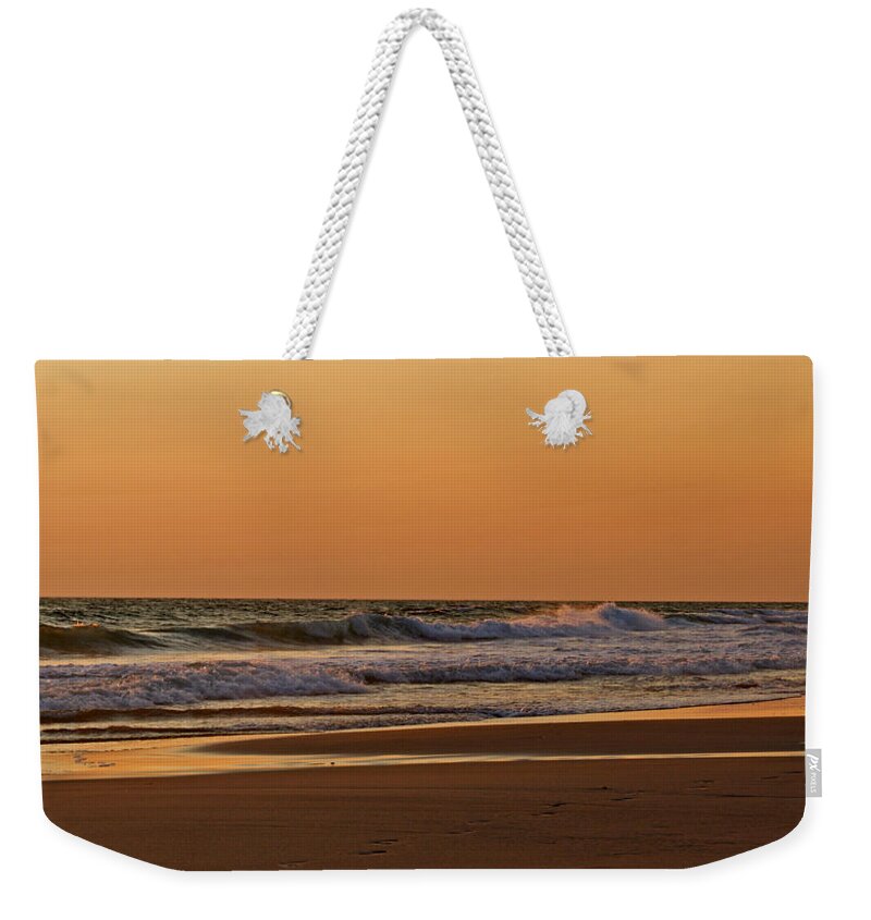 Beach Weekender Tote Bag featuring the photograph After A Sunset by Sandy Keeton