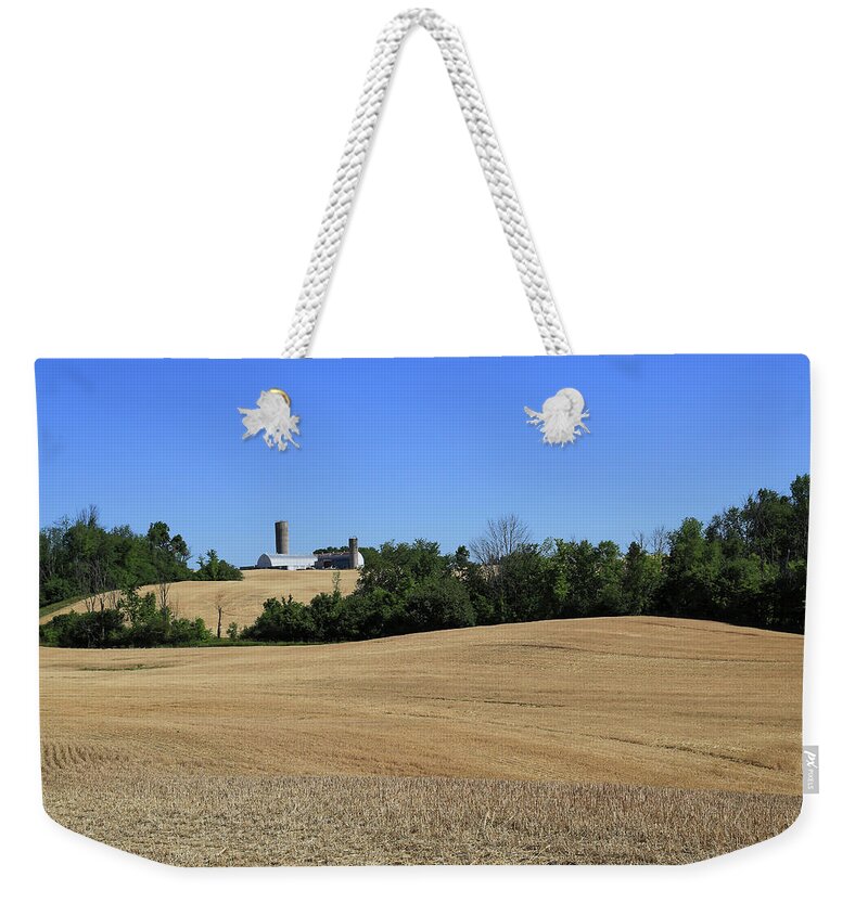 Gary Hall Weekender Tote Bag featuring the photograph After the Harvest by Gary Hall