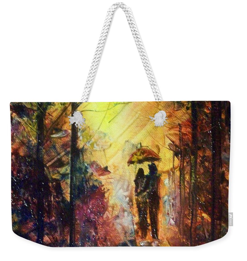 Art Weekender Tote Bag featuring the painting After The Rain by Raymond Doward