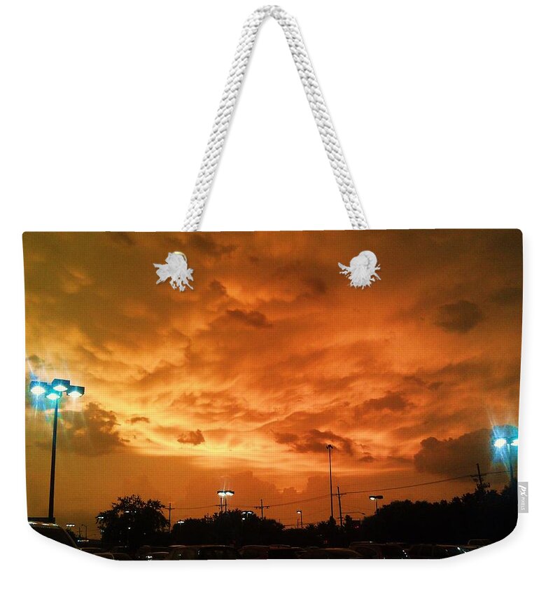 Storm Weekender Tote Bag featuring the photograph After The Storm by Deborah Lacoste