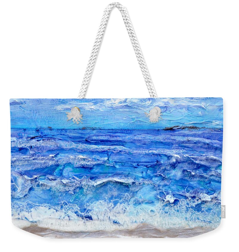 Water Weekender Tote Bag featuring the painting After the Storm by Regina Valluzzi