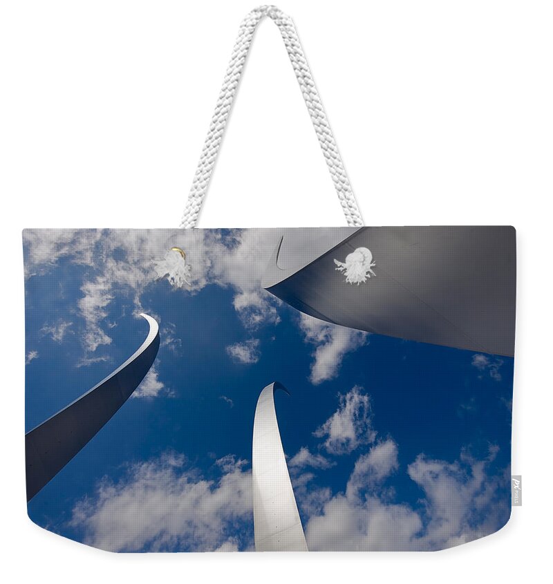 Travel Weekender Tote Bag featuring the photograph Air Force Memorial by Louise Heusinkveld