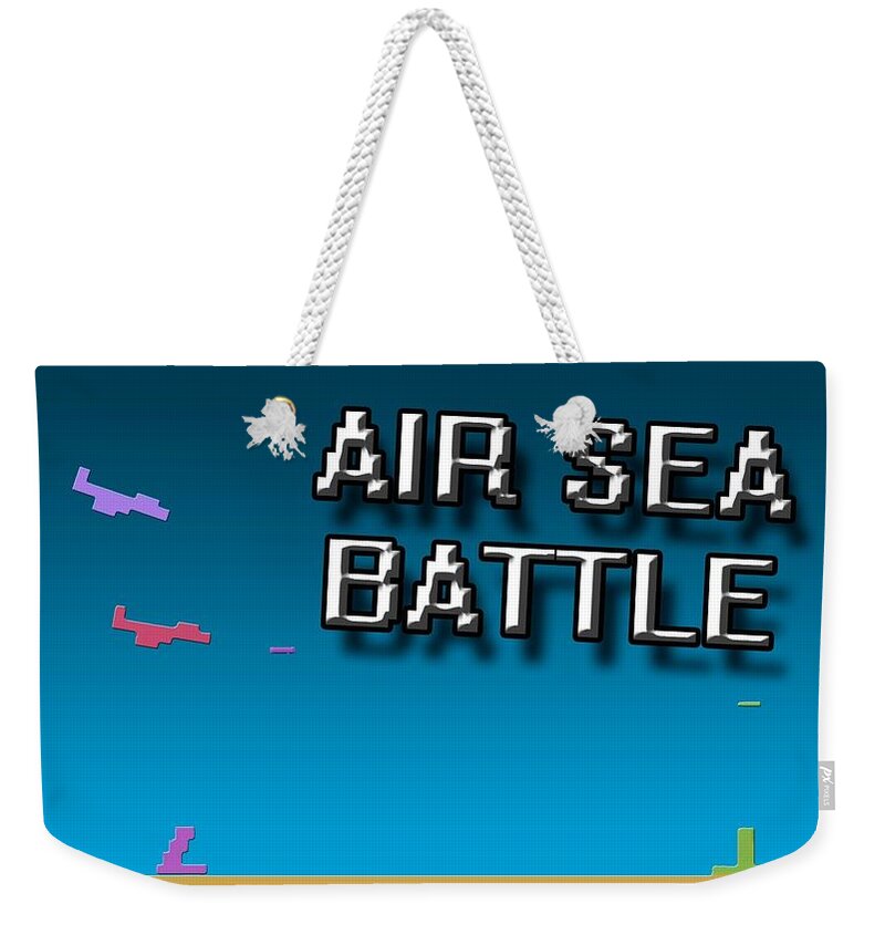 Air-sea Battle Weekender Tote Bag featuring the digital art Air-Sea Battle by Maye Loeser