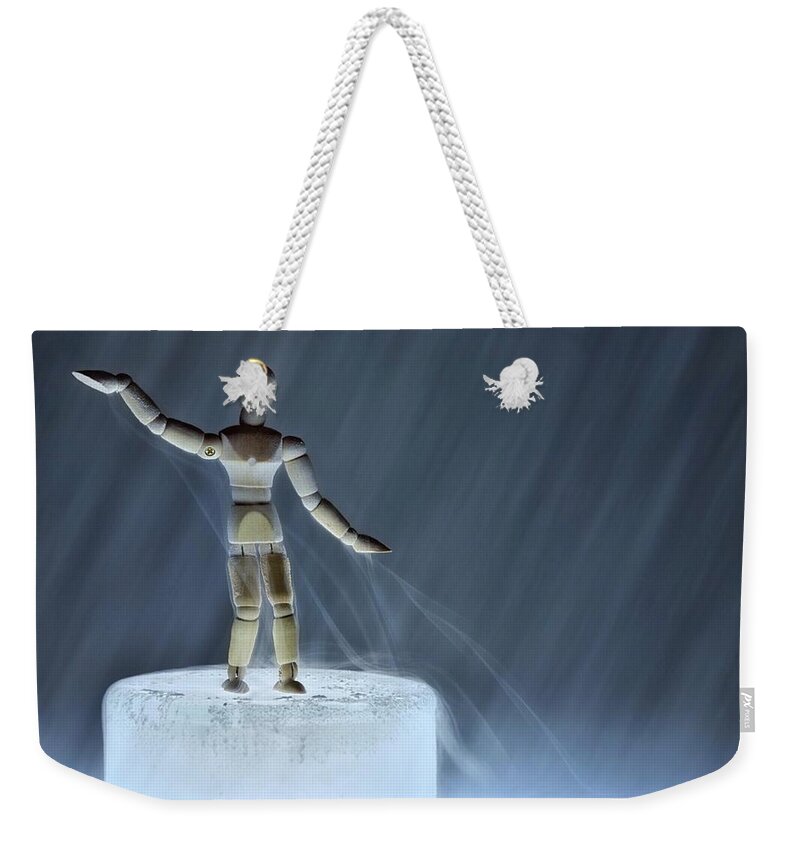 Wood Weekender Tote Bag featuring the photograph Airbender by Mark Fuller