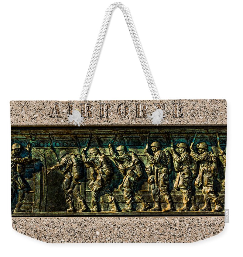 Ocularperceptions Weekender Tote Bag featuring the photograph Airborne by Christopher Holmes