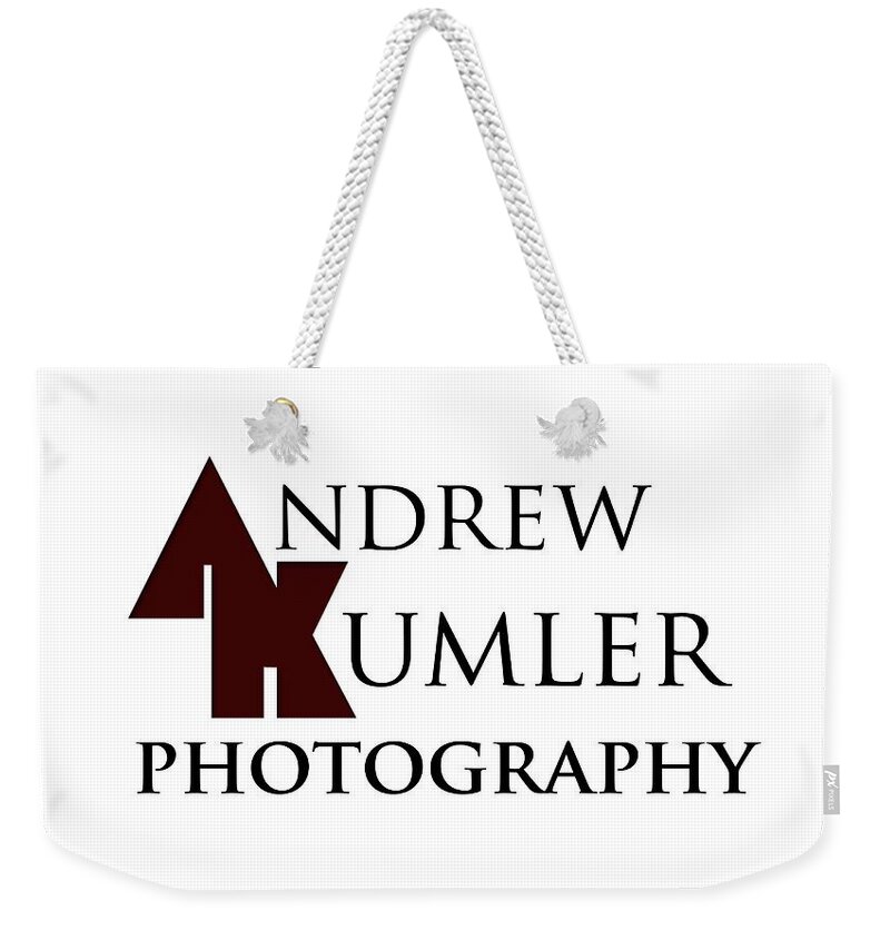  Weekender Tote Bag featuring the photograph AK Photo Logo by Andrew Kumler