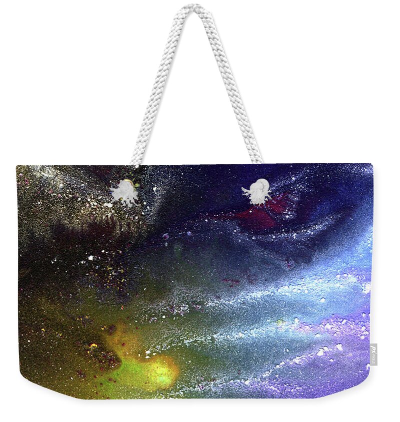 Gallery Weekender Tote Bag featuring the painting ALCHEMY 02b by Dar Freeland