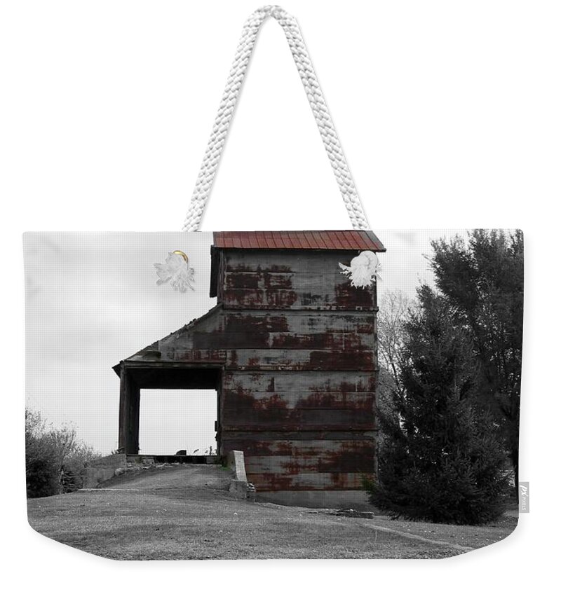 Allentown Elevator Weekender Tote Bag featuring the photograph Allentown Elevator by Dylan Punke