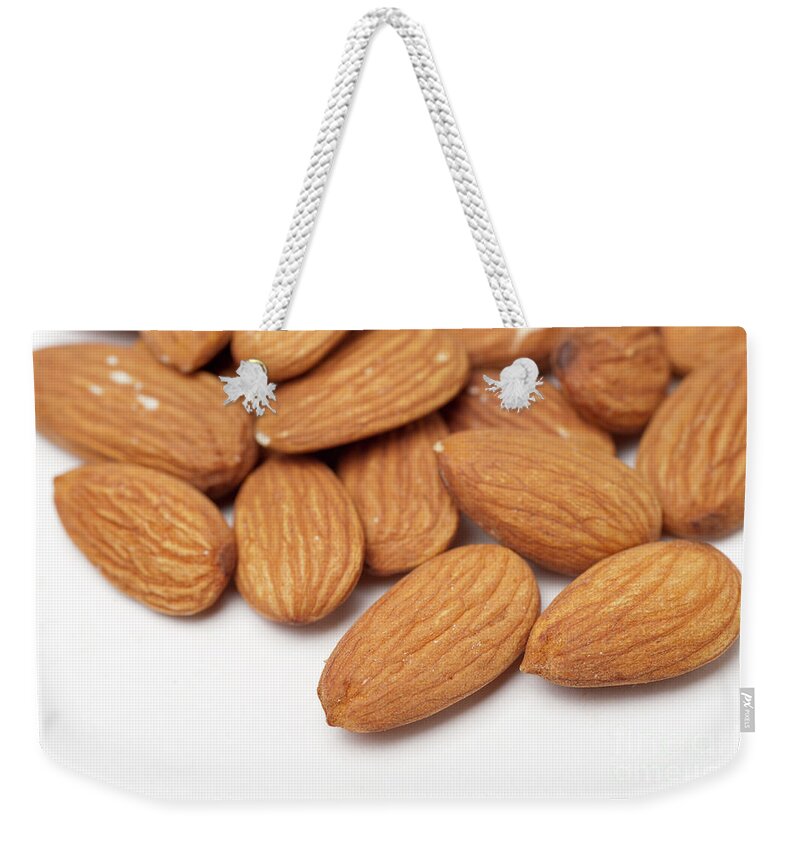 Ready To Eat Weekender Tote Bag featuring the photograph Almonds by Ilan Amihai