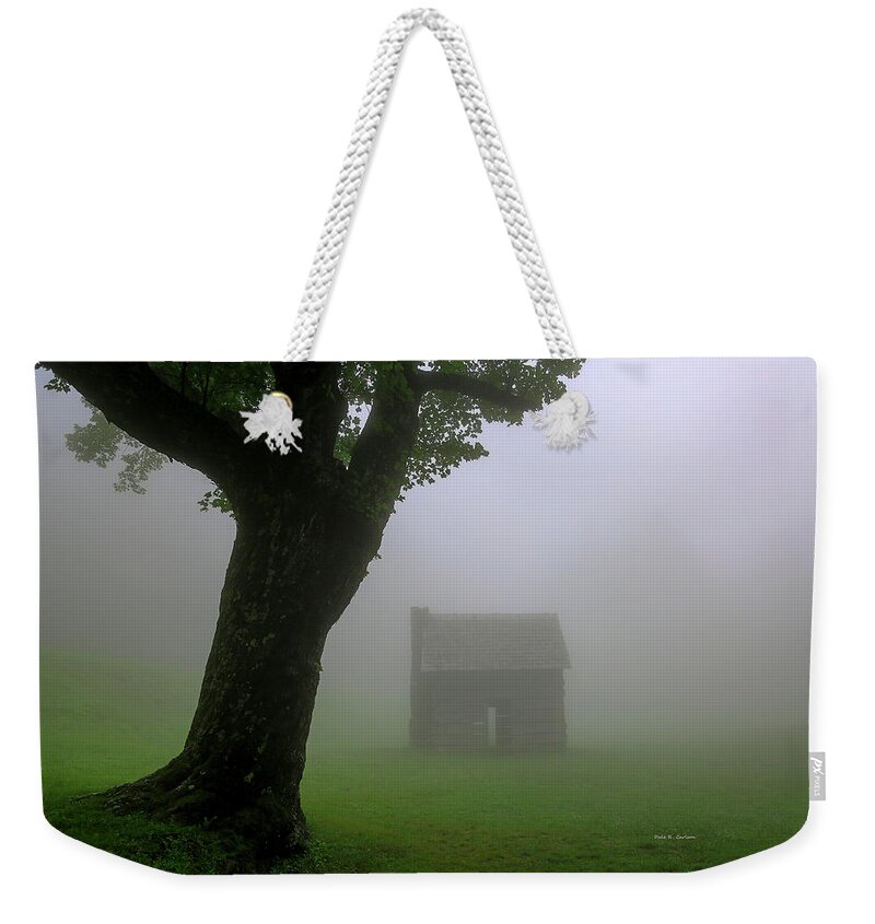 Jesse Brown Cabin Weekender Tote Bag featuring the photograph Almost Home by Dale R Carlson